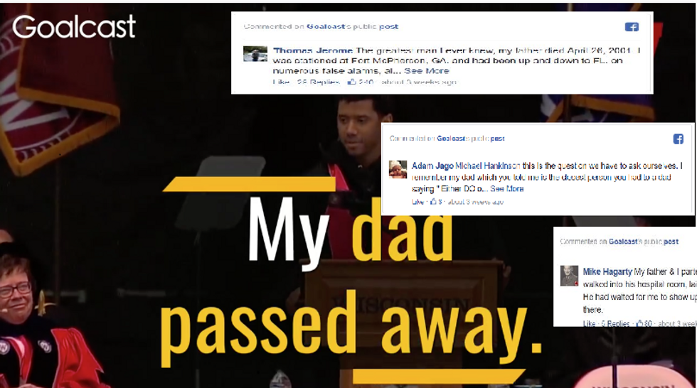 These 8 Tributes to Lost Dads Following Russell Wilson's Moving Speech Will Bring You to Tears