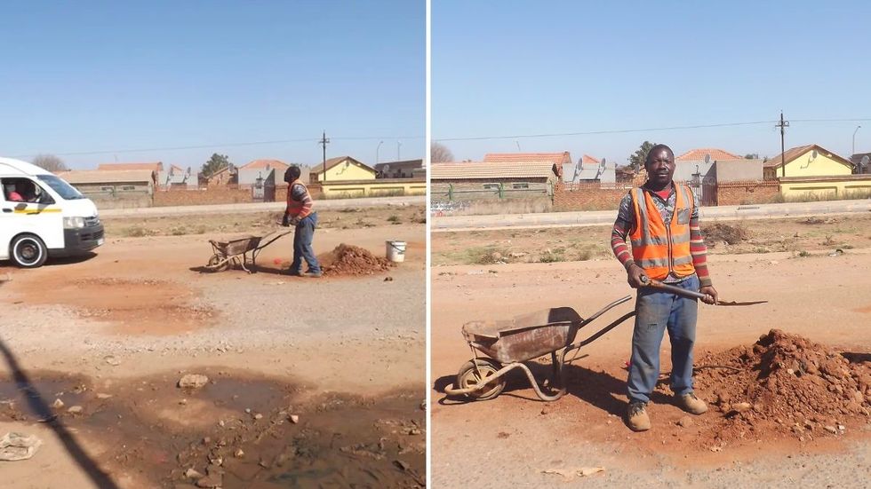 Unemployed Father Struggles to Provide for His Family - So He Started Working on the Street