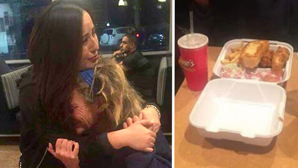 Homeless Woman Begs For Scraps In Restaurant - Diner Gives Her Leftovers Then Changes Her Mind