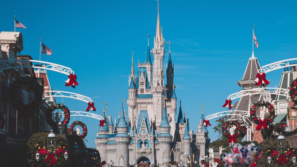 disneyland castle in the daytime