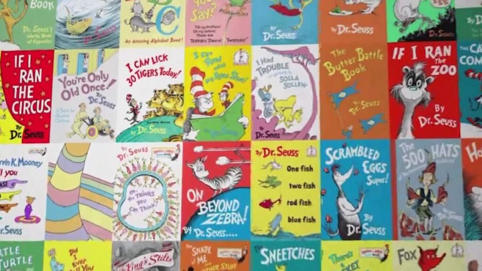 Dr. Seuss books background