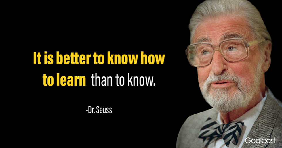 Dr Seuss quotes about education