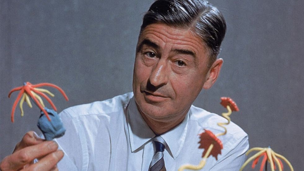 Dr. Seuss with weird trees in real life