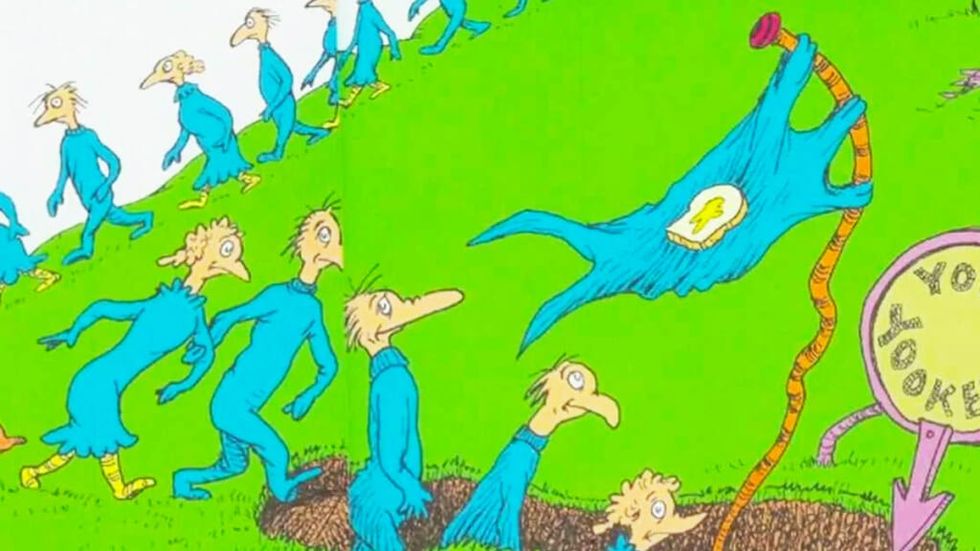 Dr Seuss Yooks and Zooks book page