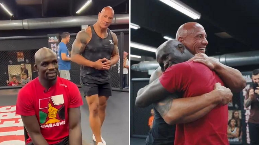Dwayne Johnson Learns Struggling UFC Fighter Sleeps in the Gym - Then, Tells Him a Lie That Brings Him to His Knees