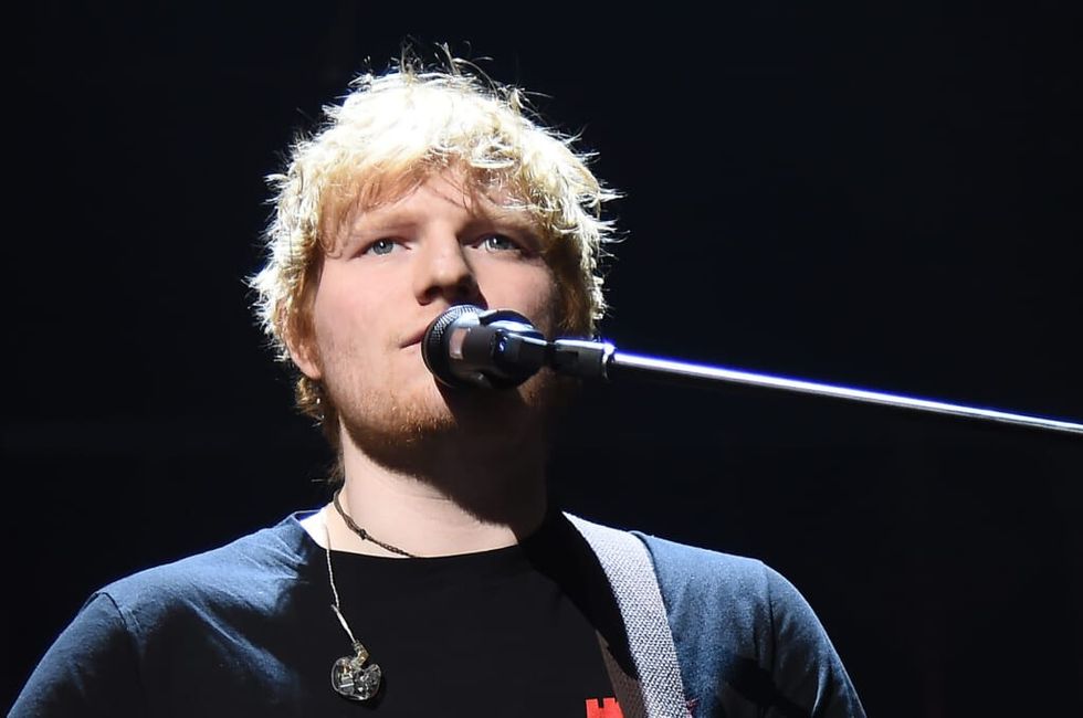 Ed Sheeran performs