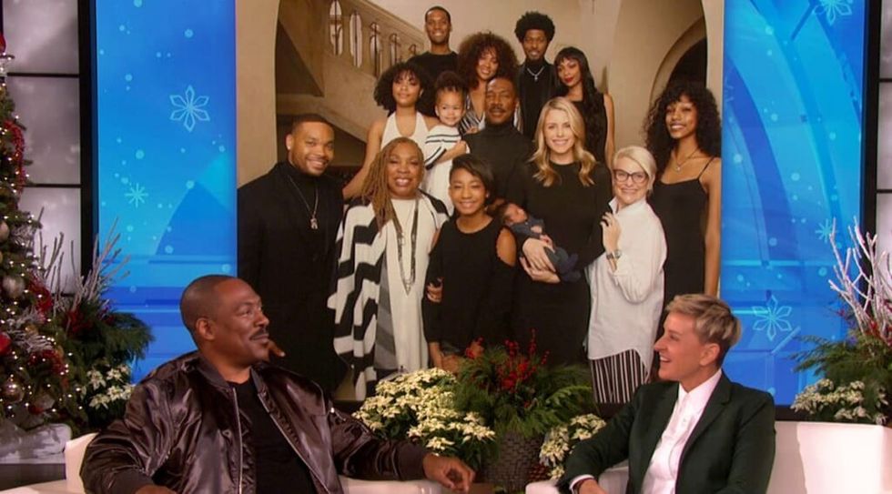 Eddie Murphy on Ellen Degeneres Show discussing his large family