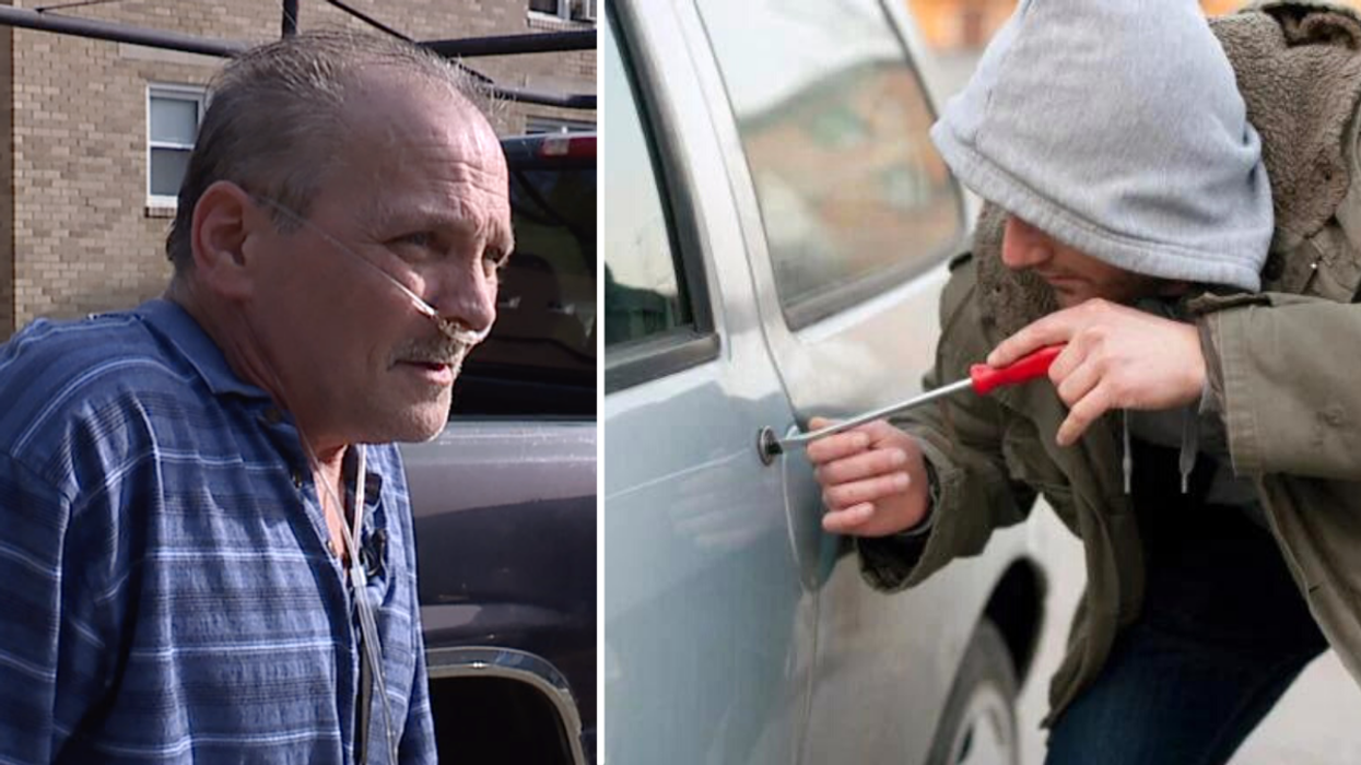 Chronically Ill Elderly Man’s Car Is Stolen - Stranger Steps in With Best Response After Hearing His Story