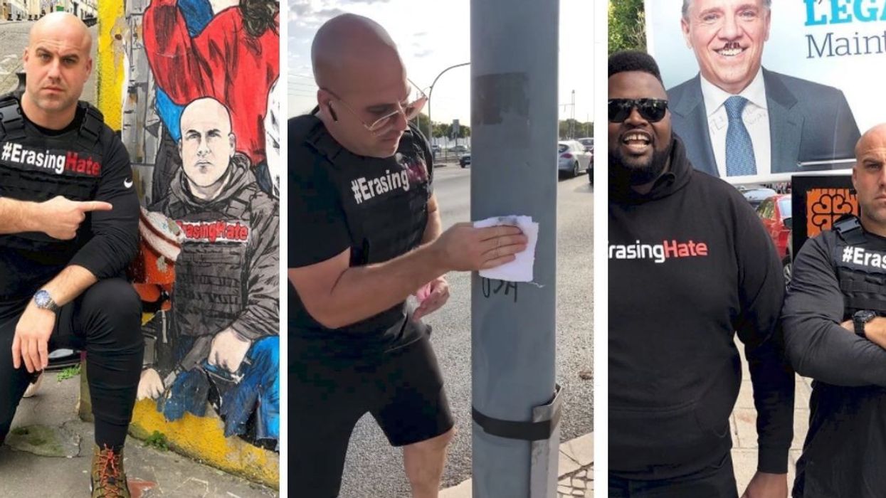 This Man Found a Greater Purpose By Literally Erasing Hate