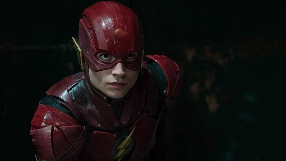 Ezra Miller as the Flash