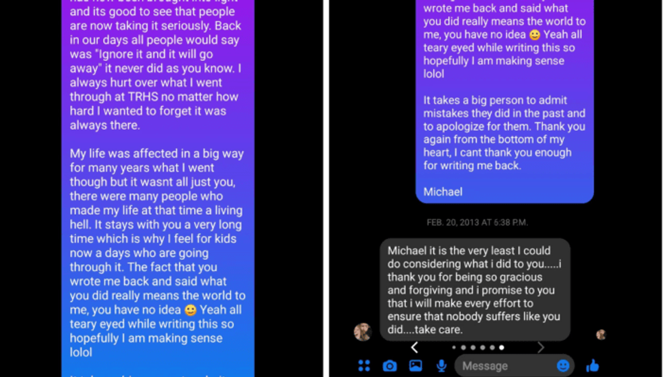 facebook messenger screenshots