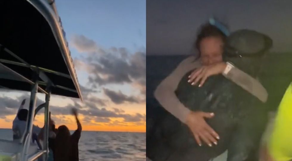 Watch the Breathtaking Moment a Family Finds Their Missing Son Lost at Sea as Part of Viral Rescue Mission