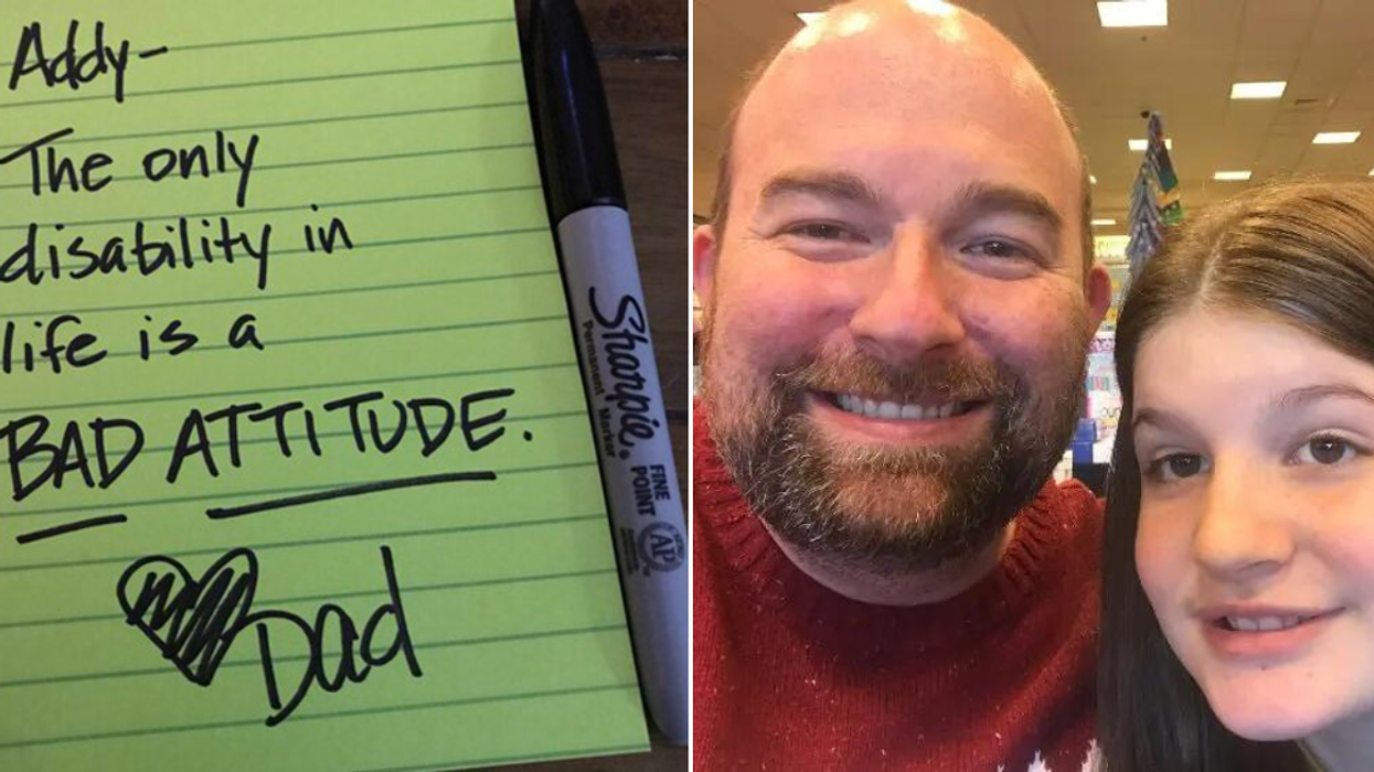 Fourth Grader is Nervous About Going to a New School—A Note from Her Father Hidden In Her Backpack Follows Her for Years to Come