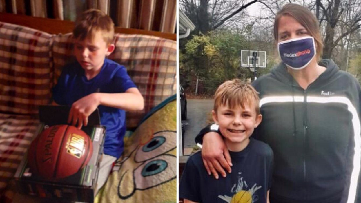 A FedEx Driver Notices a Boy in Need - What She Leaves At His House Totally Stuns Him