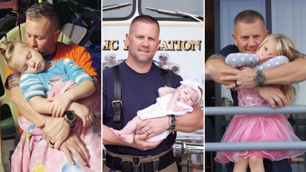 Firefighter Delivers Baby Then Learns Her Mom Cant Keep Her - So He Adopts Her and Gives Her a Home