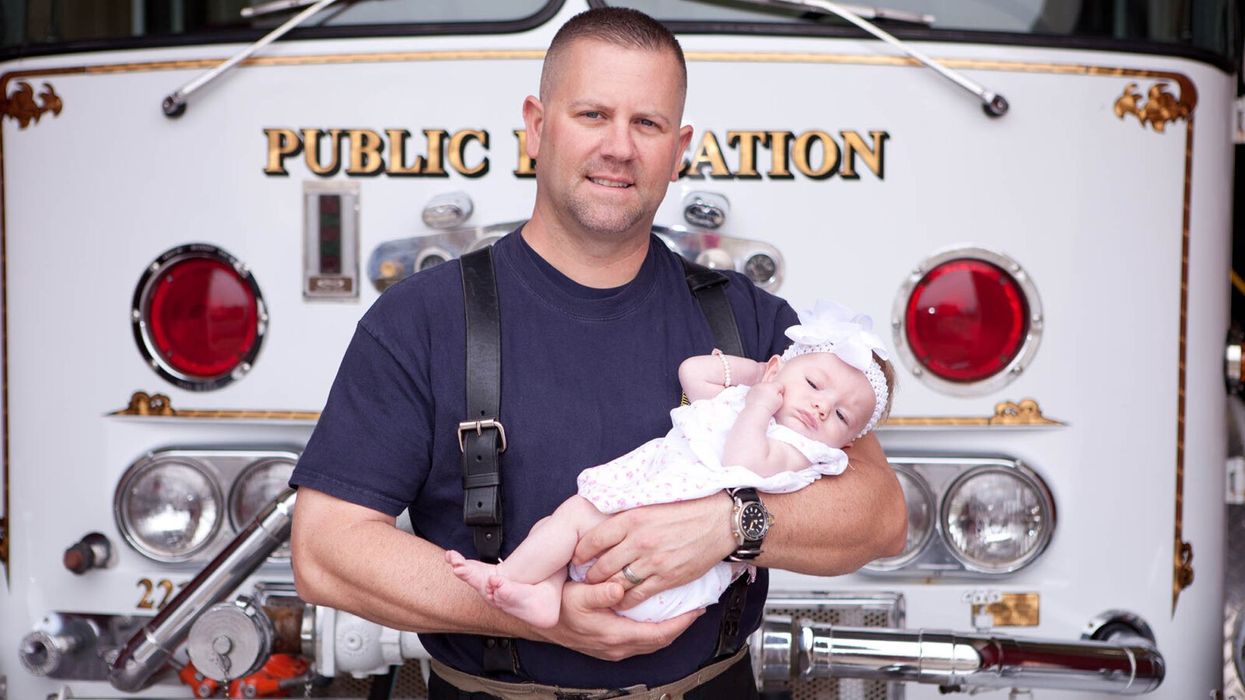 Firefighter Adopts Baby Girl After Delivering Her And Learning Mom Couldn't Keep Her
