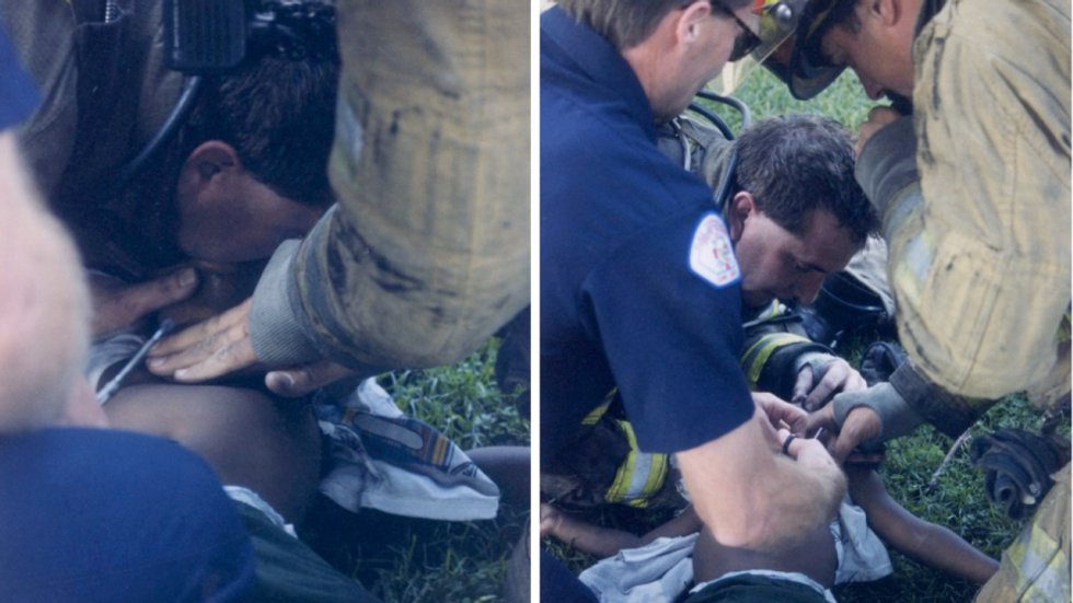 firefighter saves toddler's life