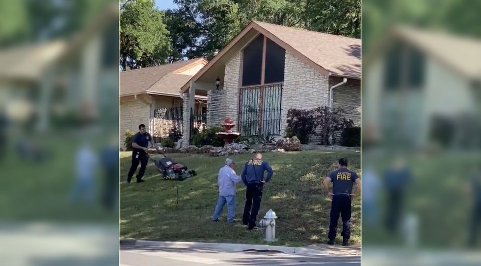 "Serving Those in Need": Firefighters Mow Lawn of Unexpected 95-Year-Old Struggling to Cut His Own Grass