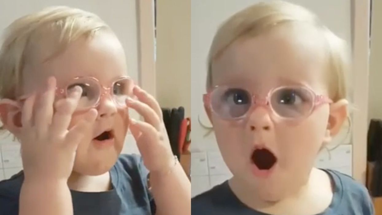 14-Month-Old Girl Sees Clearly For The First Time in New Glasses (VIDEO)