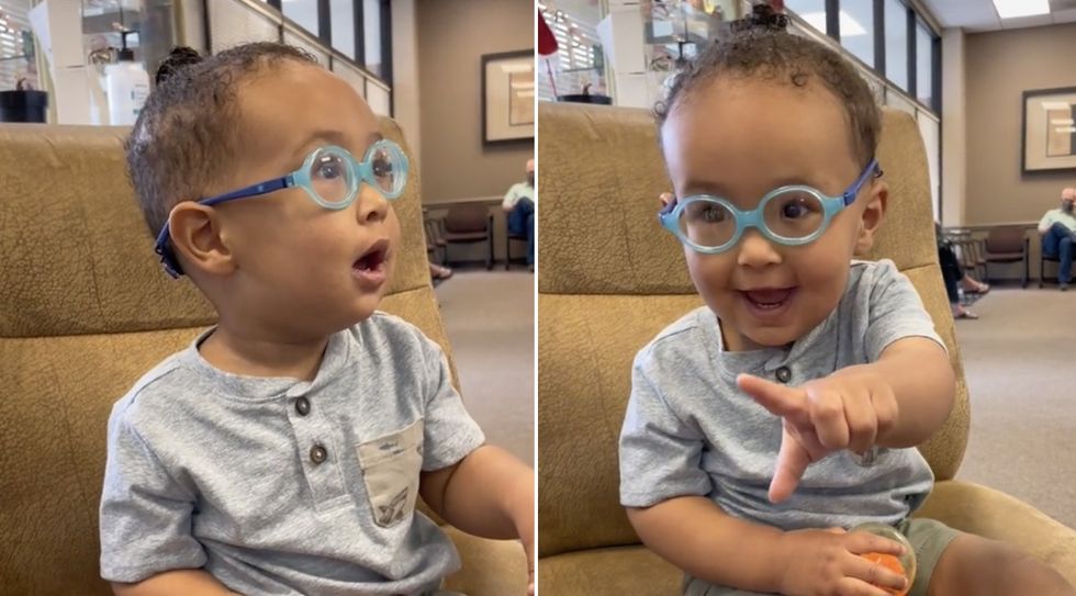 <strong>Toddler Has Wholesome Reaction After Seeing His Mother Clearly for the First Time in New Glasses</strong>