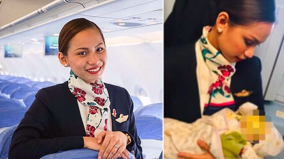 Flight Attendant Finds Passenger's Baby Crying Out Of Hunger- Steps In With An Outstanding Offer
