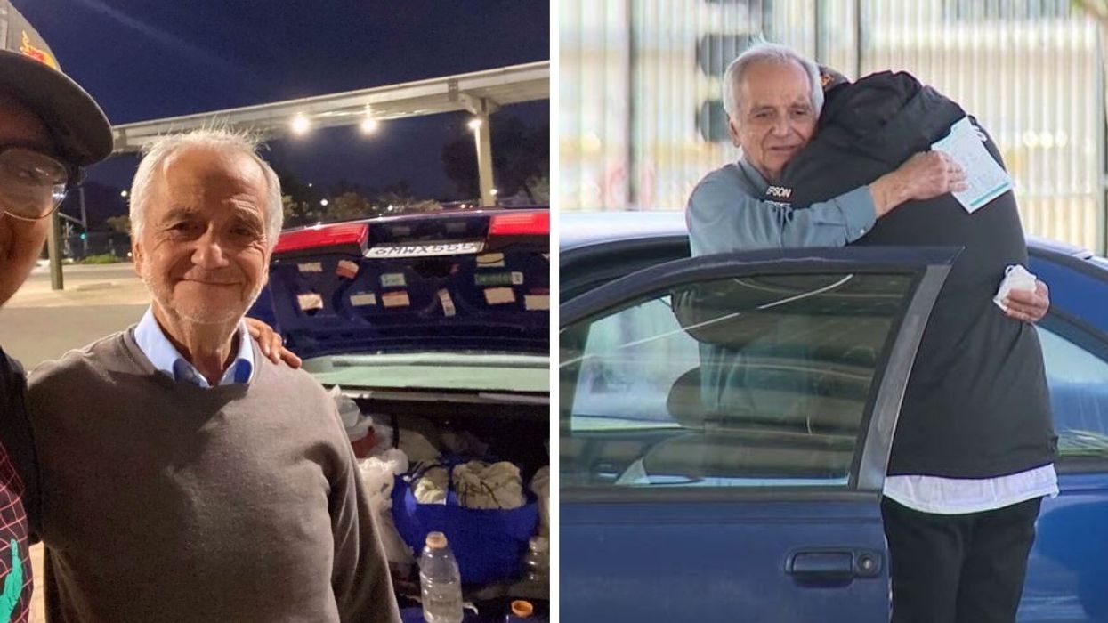 Student Bumps Into Former Teacher Now Left Homeless By Pandemic - Gets Him Back On His Feet