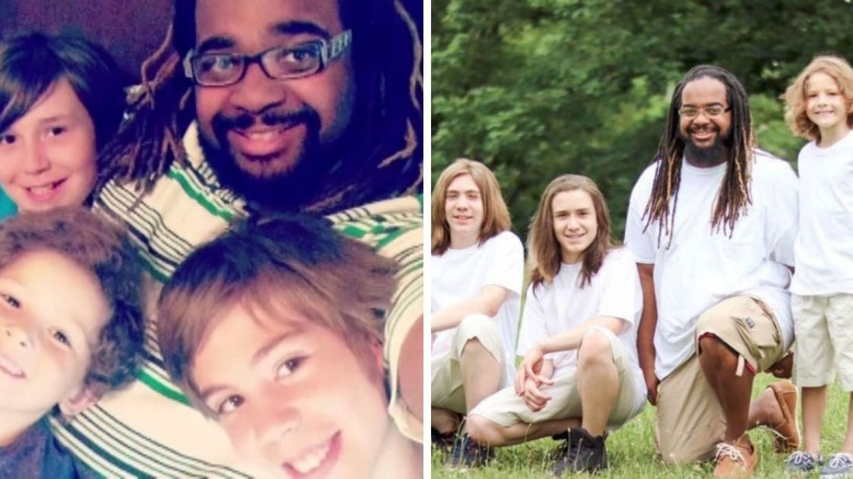 Single Man Who Grew Up Without Parents Saves 3 Boys From Foster Care