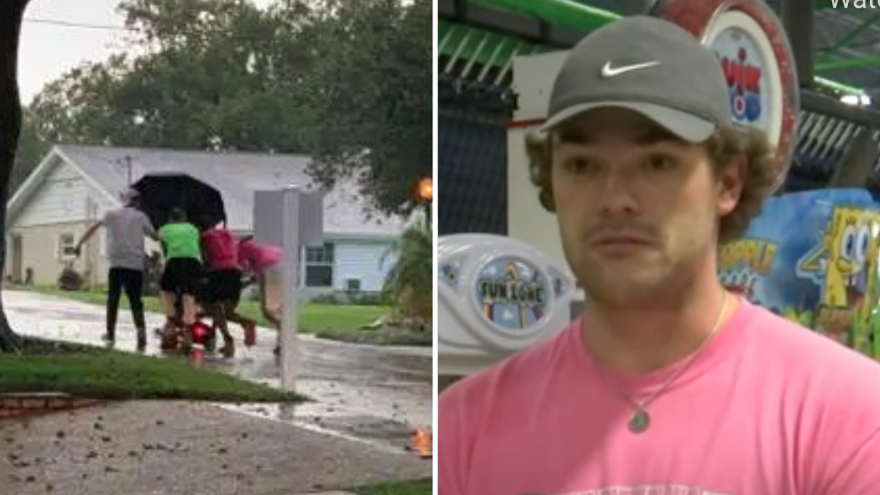 Woman Hears 4 Men and an Elderly Lady Making a Big Commotion - Immediately Takes Photos of What She Witnesses