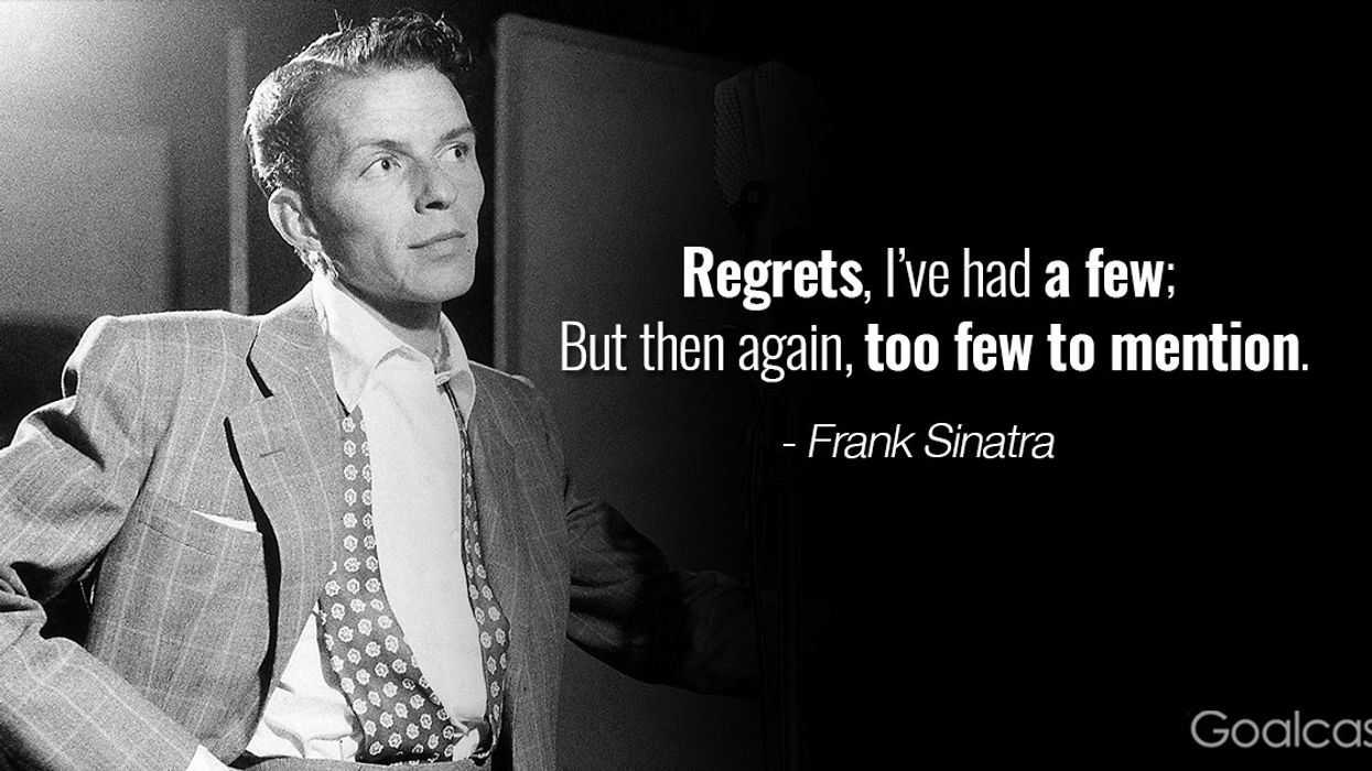 14 Frank Sinatra Quotes to Make You Wanna Do It Your Way