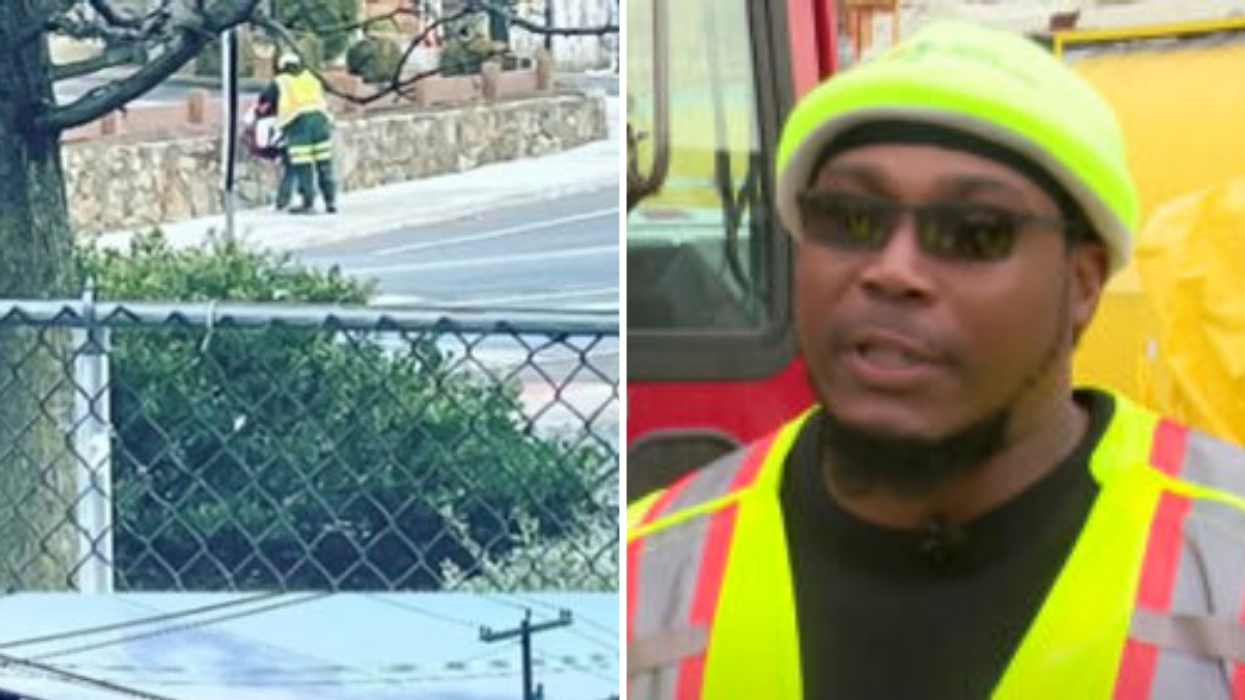 Garbage Man Sees a Sad Woman on the Road - So He Stops His Truck for a Very Different Pick-up