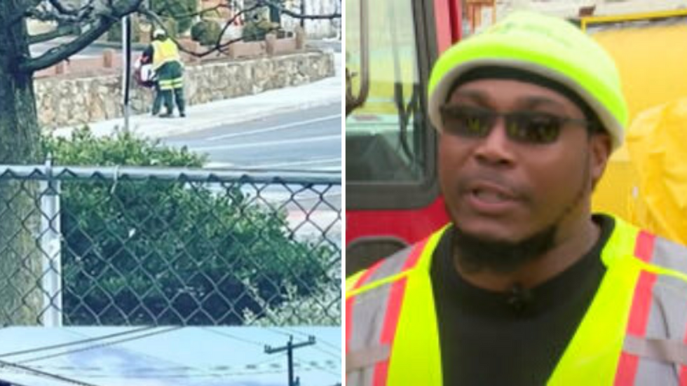 Garbage Man Sees a Sad Woman on the Road - So He Stops His Truck for a Very Different Pick-up