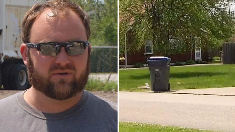 Garbage Man Realizes Something Is Wrong When He Notices 90-Year-Old's Trash Hasn't Been Taken Out
