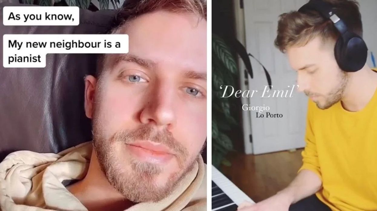 Man Finally Meets Mystery Neighbor He's Been Playing Piano Duets With For Weeks