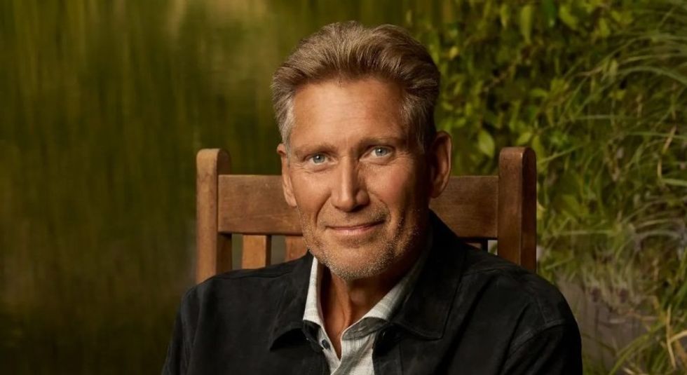 Gerry Hunt posing as the next contestant on The Golden Bachelor