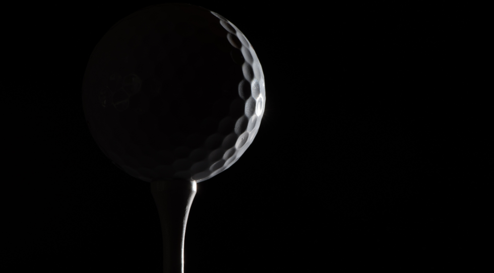 golf ball shadow