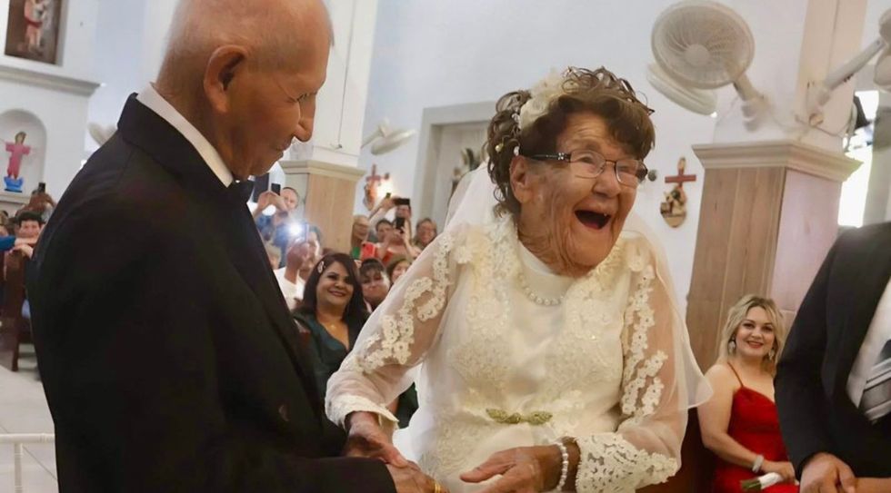 Wedding of the Century: Grandparents Say I Do After 40 Years of Living Together