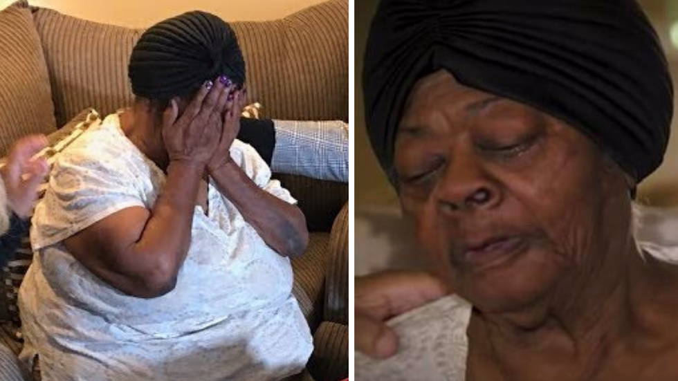 Struggling 72-Year-Old Raising 6 Children Alone Breaks Down When She Finds Touching Surprise At Her Door