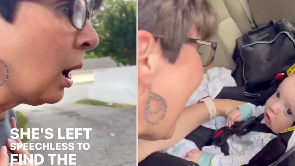Grandma Finds Newly Adopted Grandson in Car - She Is Left In Tears