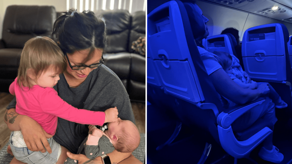 Mom of 3 Is Overwhelmed Taking Care of Her 3 Kids Alone on Flight - Until a Guardian Angel Comes to the Rescue