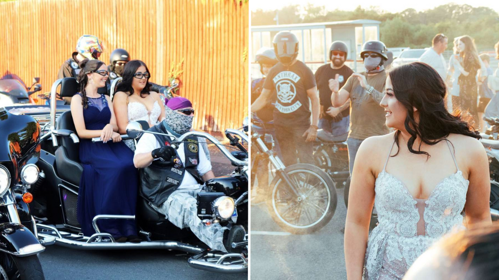 Bullied Teen Feels Worthless Before Prom - Little Did She Know 300 Bikers Were About to Give Her a Night Shed Never Forget