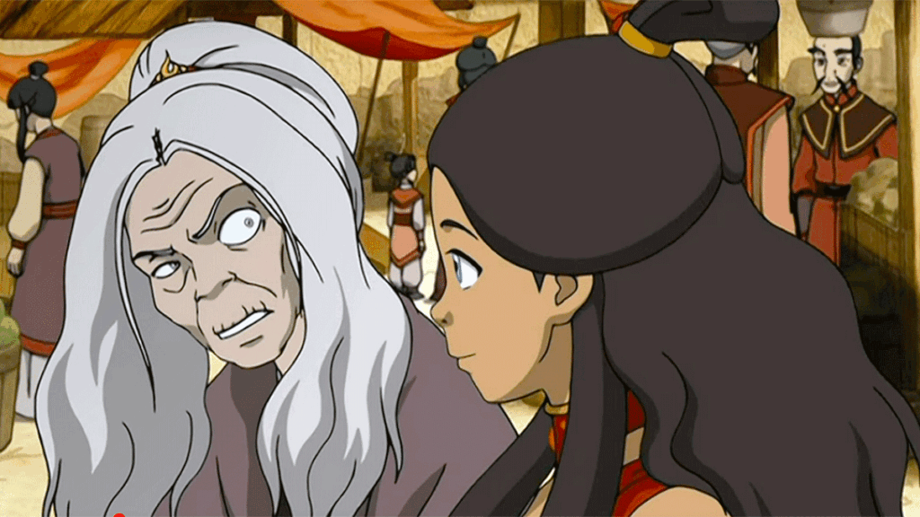 Hama becomes Katara's tutor in