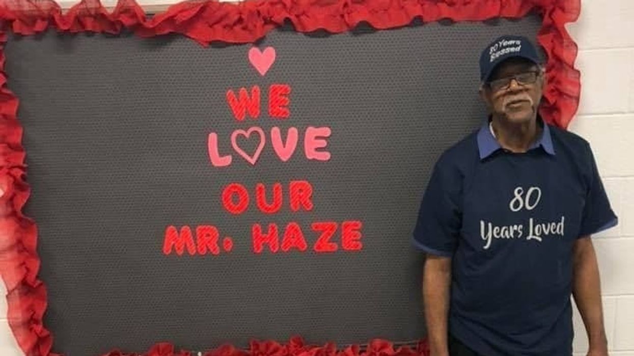 80-Year-Old School Janitor Reports to Work, Only to Discover 750 People Waiting to Sing Him Happy Birthday