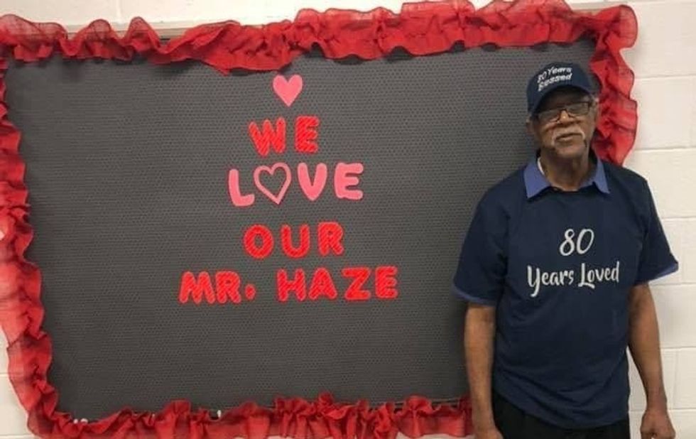 80-Year-Old School Janitor Reports to Work, Only to Discover 750 People Waiting to Sing Him Happy Birthday