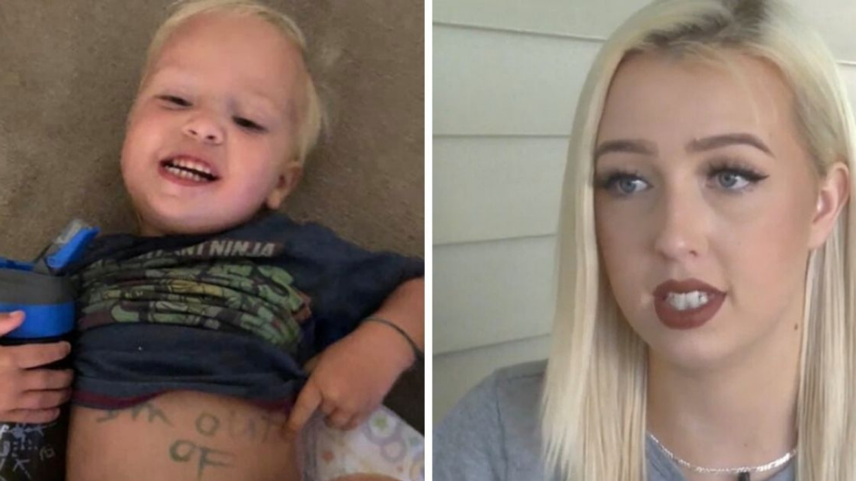 Appalled Mom Stands Up For Herself When Daycare Sends Son Back With Note Written On Belly