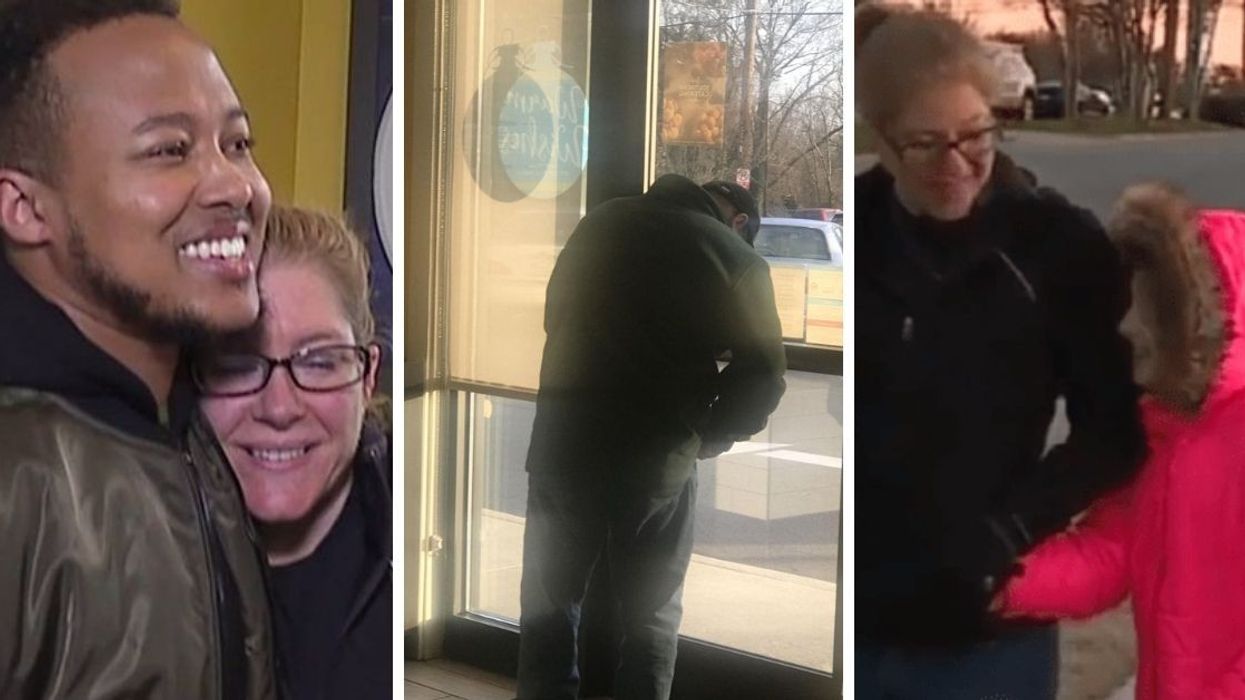 Young Man Saves Girl From Attempted Kidnapping At Restaurant