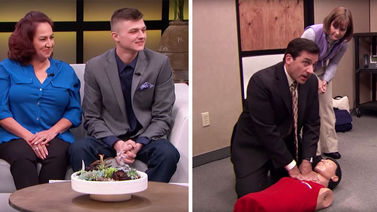 Hero of the Week: He Saved a Woman's Life With a CPR Joke From The Office