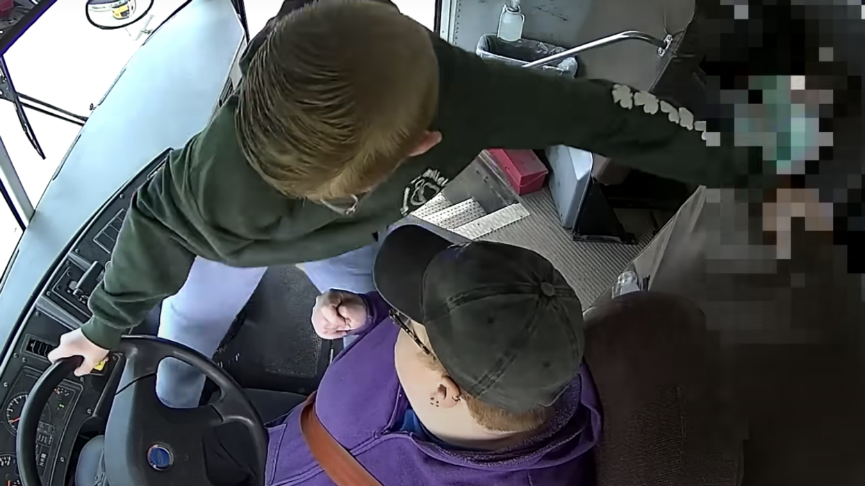13-Year-Old Hero Steers School Bus Full of Students to Safety After Driver Passes Out at the Wheel (VIDEO)