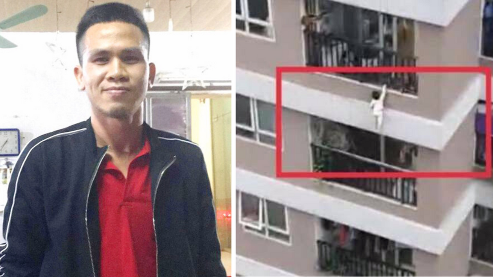 Man Notices 3-Year-Old Hanging From The 12th Floor Balcony - Jumps Into Action To Save Her Life