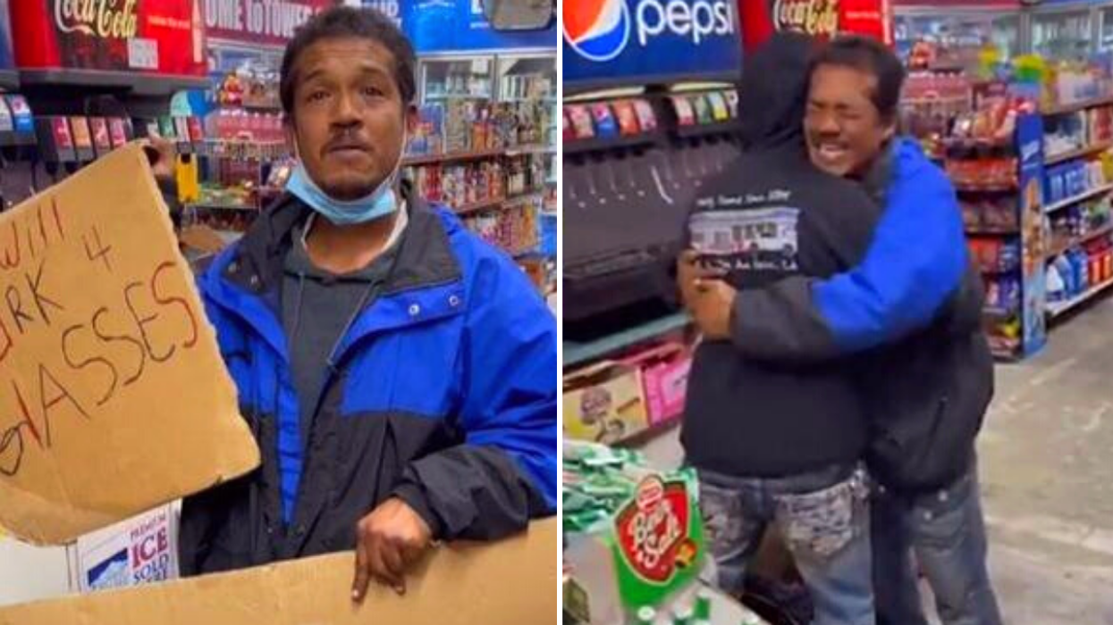 Unhoused Man Washes Window's For $1 To Buy Glasses - Stranger Steps In With The Best Response