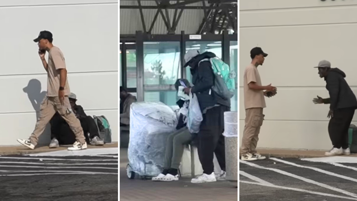 Man Accidentally Drops $100 in Front of Homeless Man - What He Does With It Blows Everyone Away
